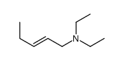 (2Z)-N,N-Diethyl-2-penten-1-amine结构式