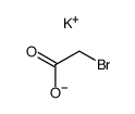 bromoacetic acid,potassium salt Structure