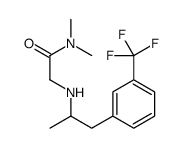 N,N-dimethyl-2-[1-[3-(trifluoromethyl)phenyl]propan-2-ylamino]acetamide Structure
