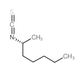 (R)-(-)-2-庚基硫代异氰酸酯结构式