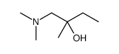 1-dimethylamino-2-methylbutan-2-ol结构式