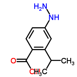 Benzoic acid, 4-hydrazino-2-(1-methylethyl)- (9CI) Structure
