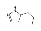 4,5-Dihydro-5-propyl-1H-pyrazole结构式