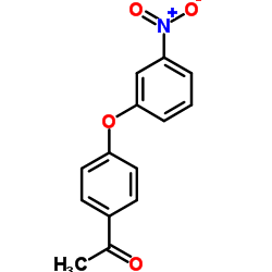1-[4-(3-Nitrophenoxy)phenyl]ethanone结构式