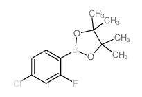 4-Chloro-2-fluorobenzeneboronic acid pinacol ester Structure