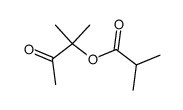 3-hydroxy-3-methyl-2-butanone isobutyric ester结构式