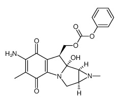 9-epi-10-O-decarbamoyl-10-O-(phenoxycarbonyl)mitomycin D Structure