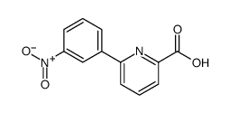 6-(3-硝基苯基)-2-吡啶羧酸结构式
