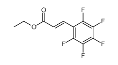(E)-ethyl 3-(perfluorophenyl)acrylate Structure