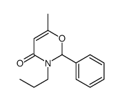 6-methyl-2-phenyl-3-propyl-2H-1,3-oxazin-4-one结构式