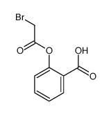 2-(2-bromoacetyl)oxybenzoic acid Structure
