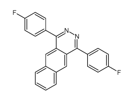 1,4-bis(4-fluorophenyl)benzo[g]phthalazine结构式