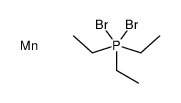 dibromo(triethyl)-λ5-phosphane,manganese Structure