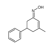 3-methyl-5-phenyl-cyclohex-2-enone oxime结构式