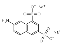 7-氨基-1,3-萘二磺酸结构式