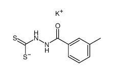 potassium 2-(3-methylbenzoyl)hydrazine-1-carbodithioate结构式