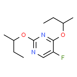 2,4-Di-sec-butoxy-5-fluoro-pyrimidine Structure