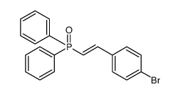 Phosphine oxide, [(1E)-2-(4-bromophenyl)ethenyl]diphenyl结构式