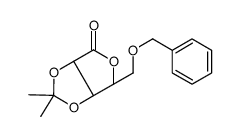 (3aR,6R,6aR)-6-(benzyloxyMethyl)-2,2-dimethyldihydrofuro[3,4-d][1,3]dioxol-4(3aH)-one结构式