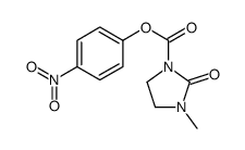(4-nitrophenyl) 3-methyl-2-oxoimidazolidine-1-carboxylate Structure