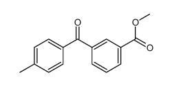 methyl 3-(4-methylbenzoyl)benzoate结构式