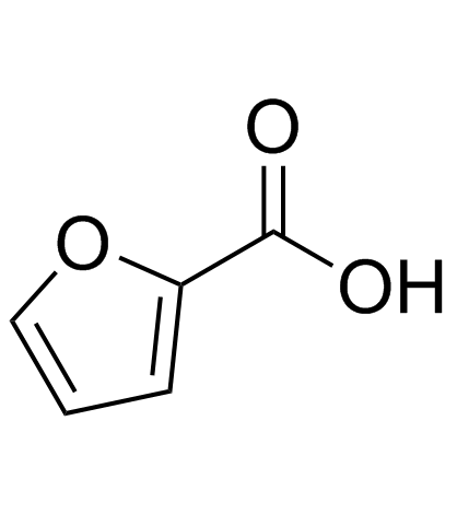 糠酸; 2-糠酸; 2-呋喃甲酸结构式