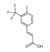 4-METHYL-3-(TRIFLUOROMETHYL)CINNAMIC ACID Structure