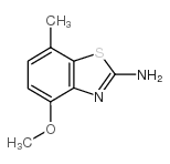 2-Benzothiazolamine,4-methoxy-7-methyl-(9CI) structure