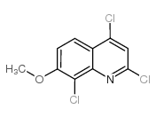 2,4,8-trichloro-7-methoxyquinoline Structure