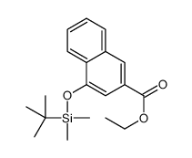 Ethyl 4-{[dimethyl(2-methyl-2-propanyl)silyl]oxy}-2-naphthoate Structure