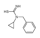 Thiourea,N-cyclopropyl-N-(phenylmethyl)- Structure