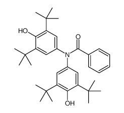 N,N-bis(3,5-ditert-butyl-4-hydroxyphenyl)benzamide结构式