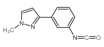 3-(1-甲基-1H-吡唑-3-基)异氰酸苯酯结构式