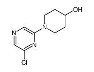 1-(6-chloropyrazin-2-yl)piperidin-4-ol结构式
