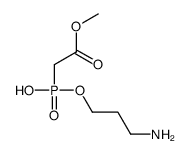 3-aminopropoxy-(2-methoxy-2-oxoethyl)phosphinic acid Structure