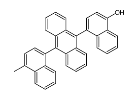 4-[10-(4-methylnaphthalen-1-yl)anthracen-9-yl]naphthalen-1-ol Structure