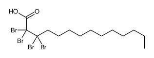 2,2,3,3-tetrabromotetradecanoic acid Structure