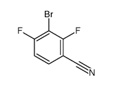 3-bromo-2,4-difluorobenzonitrile Structure
