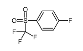 1-fluoro-4-(trifluoromethylsulfonyl)benzene结构式