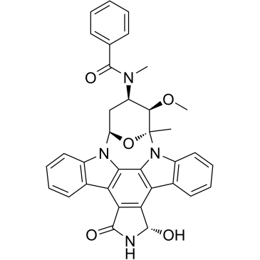 (S)-3-Hydroxy Midostaurin结构式