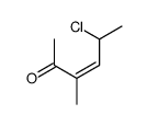 5-chloro-3-methylhex-3-en-2-one结构式
