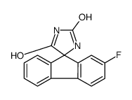 2-fluorospiro[fluorene-9,5'-imidazolidine]-2',4'-dione结构式
