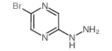 2-BROMO-5-HYDRAZINOPYRAZINE structure