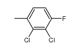 2,3-dichloro-1-fluoro-4-methylbenzene Structure