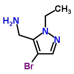 C-(4-BROMO-2-ETHYL-2 H-PYRAZOL-3-YL)-METHYLAMINE结构式