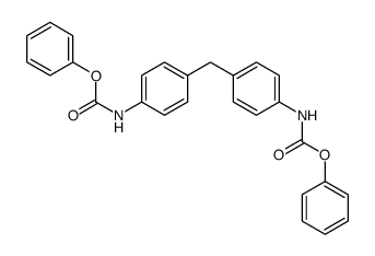 N,N’-[亚甲基二(4,1-亚苯基)]二氨基甲酸二苯(酚)酯结构式
