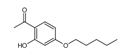 1-(2-hydroxy-4-(pentyloxy)phenyl)ethan-1-one Structure