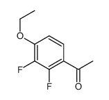 4'-乙氧基-2',3'-二氟苯乙酮结构式
