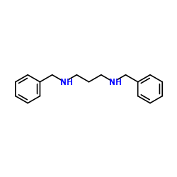 N,N'-二苄基-1,3-丙二胺结构式