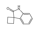 spiro[cyclobutane-1,3'-[3H]indol]-2'(1'H)-one结构式